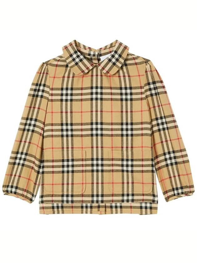 12th Anniversary Kids CAROLE Check Shirt Archive Beige 8032738 - BURBERRY - BALAAN 2