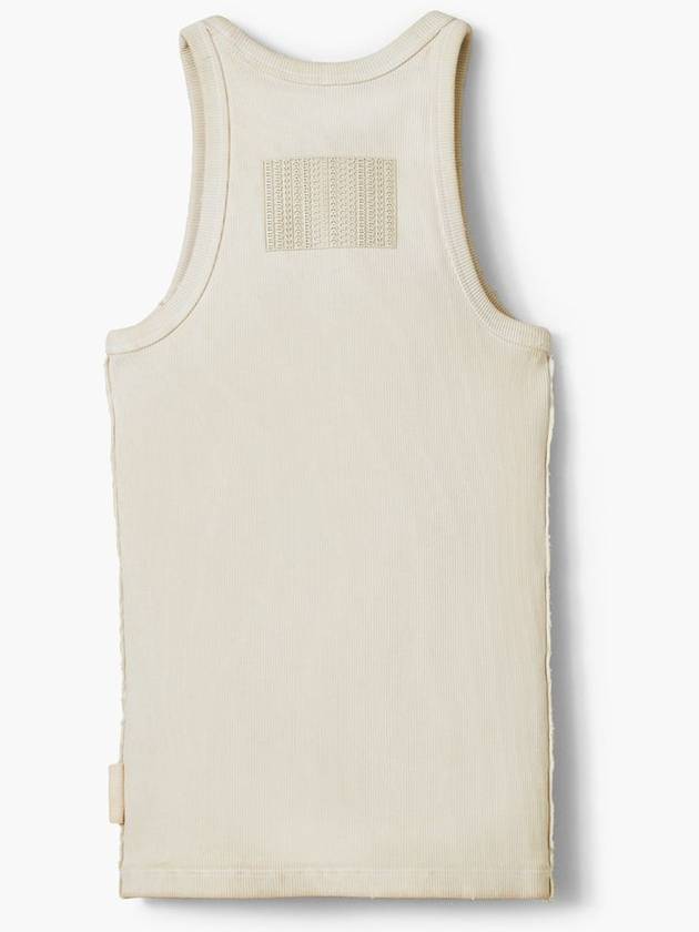 Heavy Cotton Rib Grunge Rib Tank_Cream (2S4RTP016C12-106) - MARC JACOBS - BALAAN 5