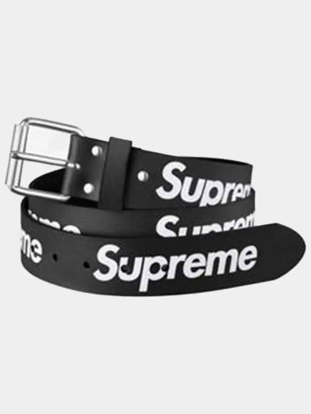 Refit leather belt SS24A27 BLACK - SUPREME - BALAAN 1