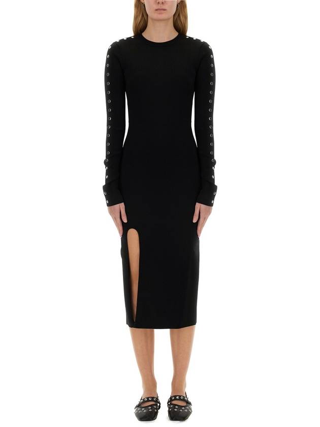 MIDI DRESS WITH SLIT - STELLA MCCARTNEY - BALAAN 1