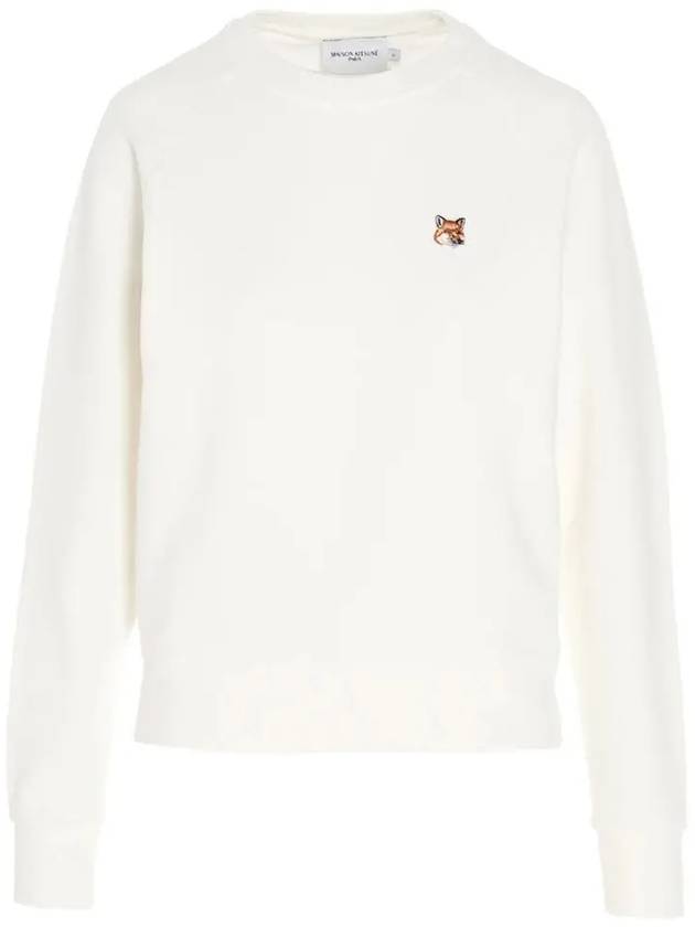 Fox Head Patch Adjusted Sweatshirt Ecru - MAISON KITSUNE - BALAAN 2