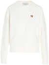 Fox Head Patch Adjusted Sweatshirt Ecru - MAISON KITSUNE - BALAAN 3