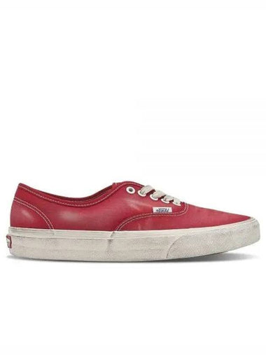 Authentic Wave Low Top Sneakers Red - VANS - BALAAN 1