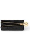 Lisa Monogram Leather Half Wallet Black - LOUIS VUITTON - BALAAN 6