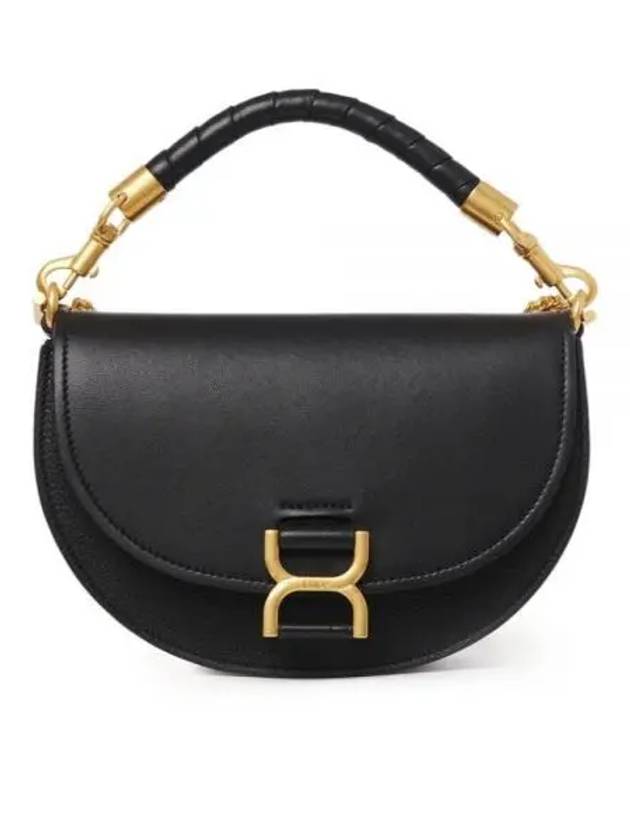 Marcie Leather Shoulder Bag Black - CHLOE - BALAAN 2