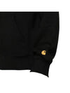 24SS Hooded Chase Brushed Zipup Black I033664 00FXX - CARHARTT - BALAAN 4