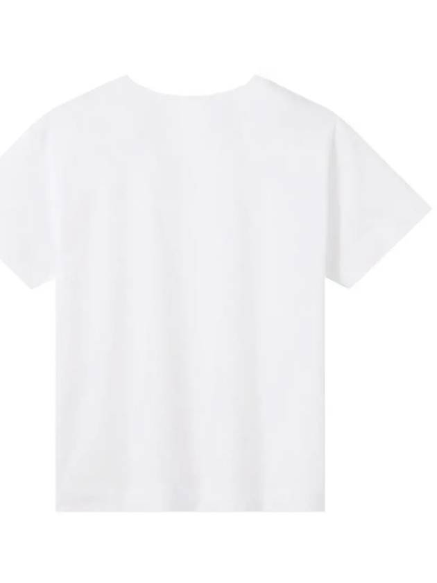 Jade Logo Short Sleeve T-Shirt White - A.P.C. - BALAAN 4