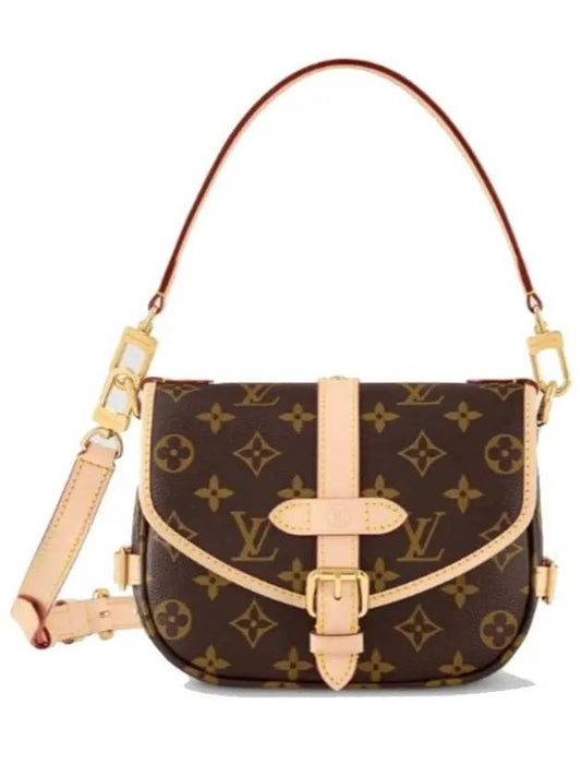 Monogram Saumur BB Shoulder Bag Brown - LOUIS VUITTON - BALAAN 2