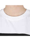 Women's Box Logo Short Sleeve T-Shirt White - MSGM - 6