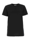 Aby Logo Short Sleeve T-Shirt Black - ISABEL MARANT - BALAAN 3