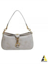 Snap Hook Leather Shoulder Bag White - MIU MIU - BALAAN 2