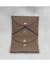 Calvi Duo Card Wallet Brown - HERMES - BALAAN 5