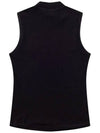 Embroidered Logo Sleeveless Black - DIESEL - BALAAN 4