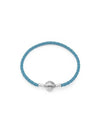 Moments Seashell Leather Bracelet Turquoise - PANDORA - BALAAN 3