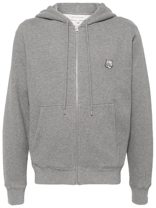 Maison Kitsune Bold Fox Head Patch Men s Brushed Hood Zip up MM00714 H131 - POLO RALPH LAUREN - BALAAN 2