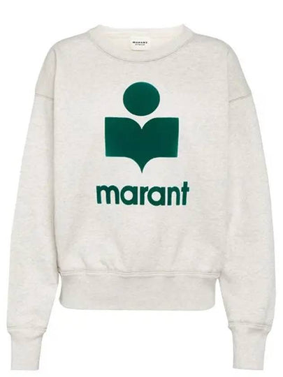 Mobyli Logo Sweatshirt Ivory - ISABEL MARANT ETOILE - BALAAN 2