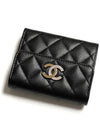 24 Years Classic Caviar 24B Season Logo Bicycle Wallet Black AP4175 Knock - CHANEL - BALAAN 3