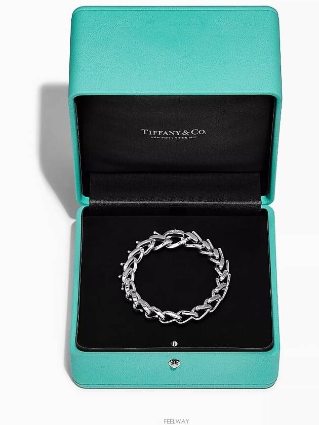 Tiffany Forge medium link bracelet high gloss sterling silver - TIFFANY & CO. - BALAAN 6