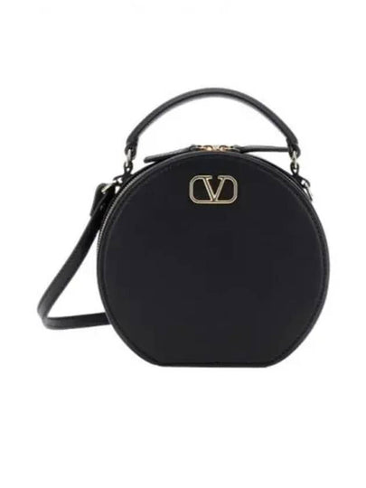 V Logo Signature Cross Bag Black - VALENTINO - BALAAN 2