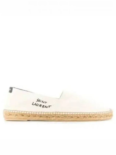 Logo Monogram Espadrilles Beige - SAINT LAURENT - BALAAN 2