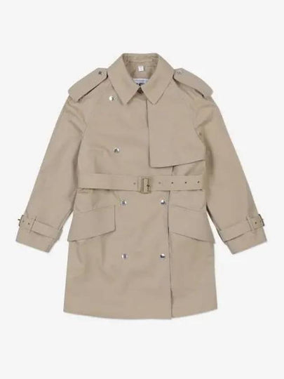 Women's Tri-layer Gabardine Trench Coat Honey - BURBERRY - BALAAN 2