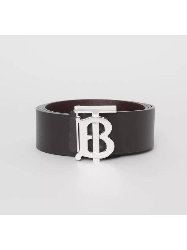 Men's TB Reversible Monogram Leather Belt - BURBERRY - BALAAN.