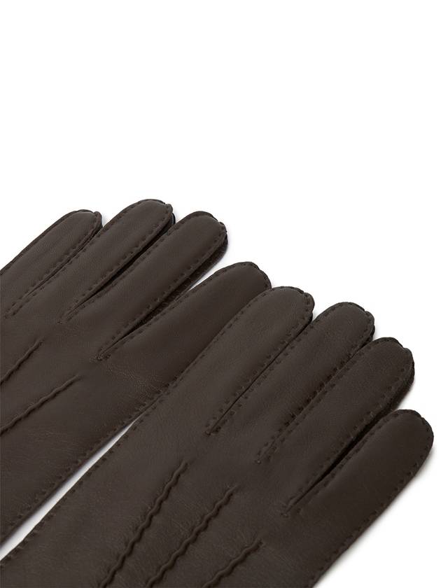 Ripper Men s Cashmere Touch Screen Gloves 5 9201 BROWN 039 - DENTS - BALAAN 3