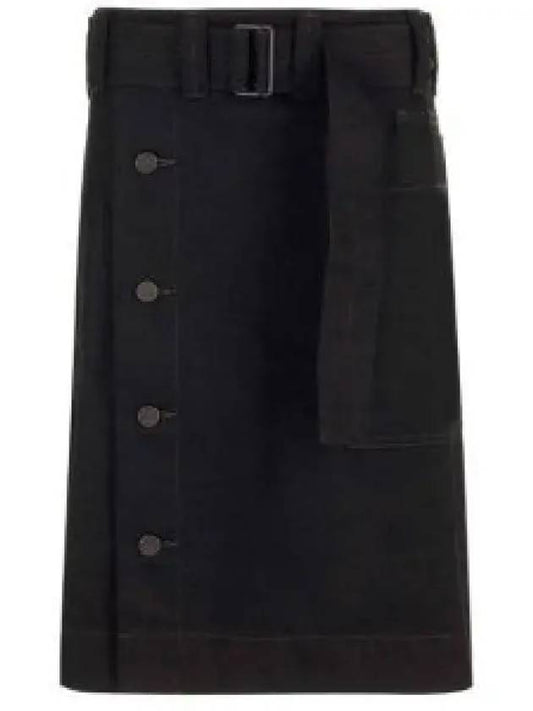 Belted Apron H-Line Skirt Black - LEMAIRE - BALAAN 2