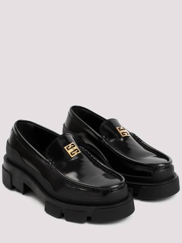 4G Terra Leather Loafers Black - GIVENCHY - BALAAN 4