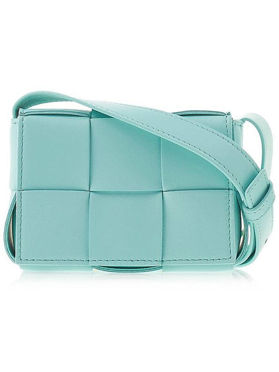 Intrecciato Cassette Small Cross Bag Celadon - BOTTEGA VENETA - BALAAN 2