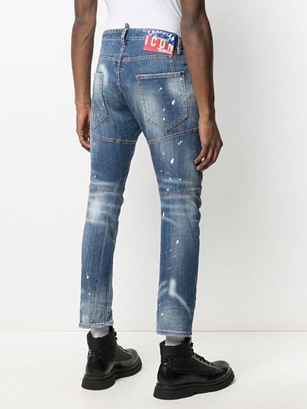 Tidy Biker Denim Jeans Blue - DSQUARED2 - BALAAN 9