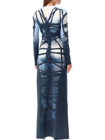 Y/Project Bondage Print Long Dress - Y/PROJECT - BALAAN 2