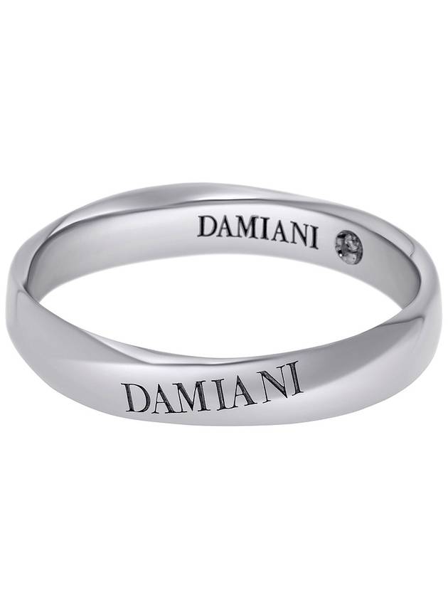 Brad Pitt Collaboration 18K White Gold Band Ring No 175 - DAMIANI - BALAAN 1