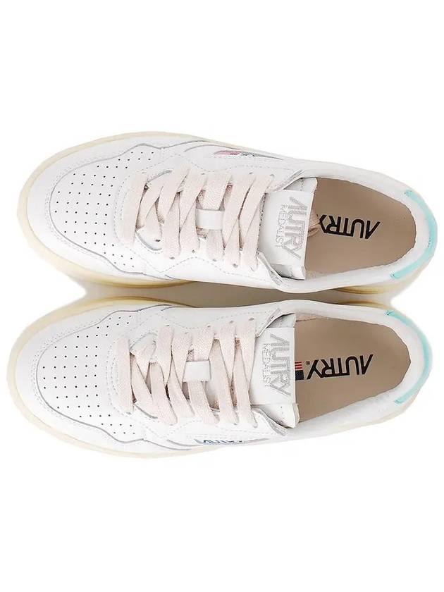 Medalist Mint Tab Low Top Sneakers White - AUTRY - BALAAN 4