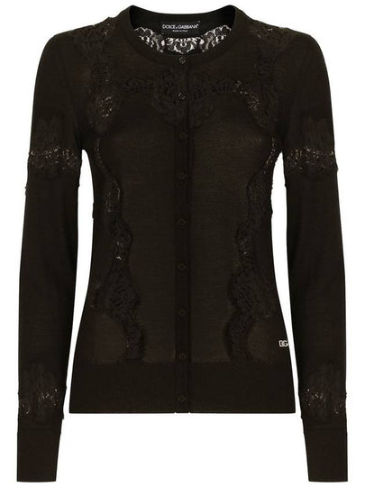 lace detail panel cardigan FXV05TJEMO7 - DOLCE&GABBANA - BALAAN 2