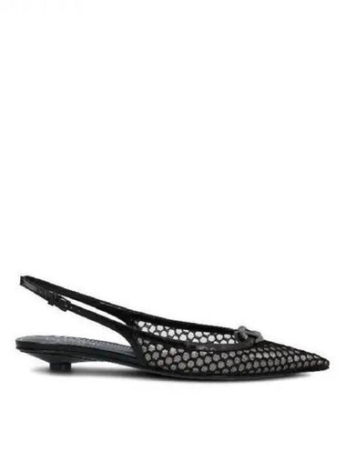 V logo mesh slingback heel 271605 - VALENTINO - BALAAN 1