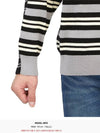 logo striped knit top - KENZO - BALAAN.