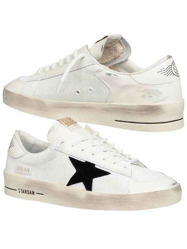 Star Patch Lace Up Low Top Sneakers White - GOLDEN GOOSE - BALAAN 2