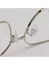 Glasses frame BY5072H 016 square silver frame light metal frame - BALLY - BALAAN 6