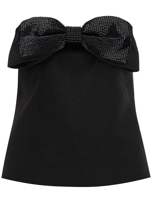 "strapless top with bow - SELF PORTRAIT - BALAAN 1