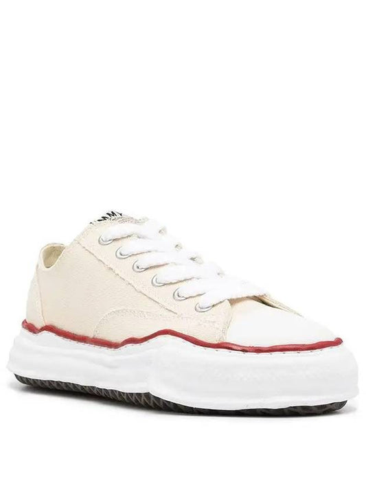 24SS Peterson OG Sole Canvas Low Top Sneakers A04FW729 Natural - MIHARA YASUHIRO - BALAAN 2