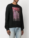 Men's Caravaggio Arrow Printing Sweatshirt Black - OFF WHITE - BALAAN 5