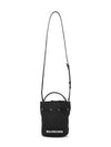 Wheel Drawstring XS Bucket Bag Black White - BALENCIAGA - BALAAN 4