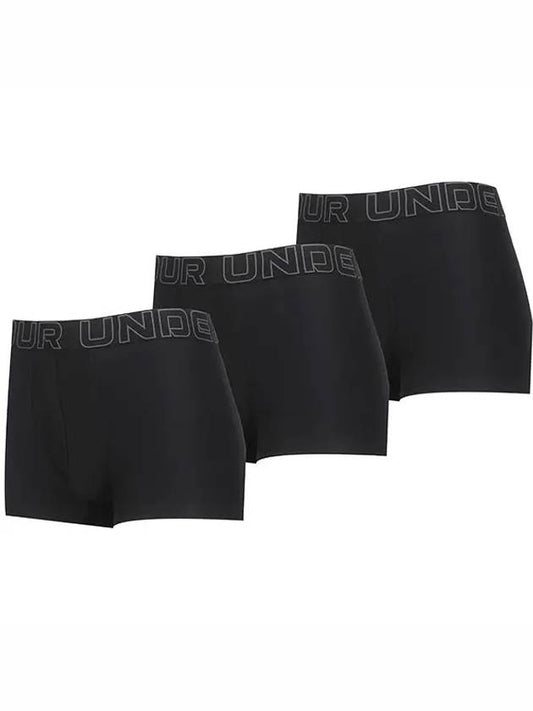 Underwear Draws UA Tech Solid 3 inch 3 pack 1383882 001 - UNDER ARMOUR - BALAAN 1