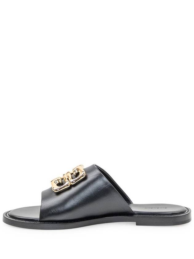 Givenchy 4G Liquid Flat Mule - GIVENCHY - BALAAN 4