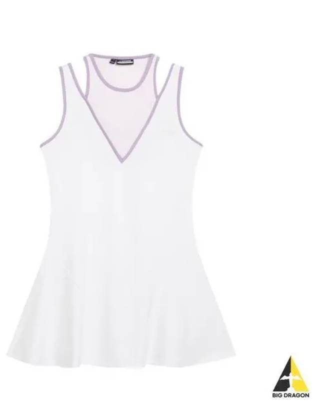 Sportswear Matilda Sleeveless Short Dress White - J.LINDEBERG - BALAAN 2