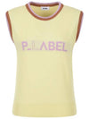 Sleeveless logo knit vest MK3SV092YEL - P_LABEL - BALAAN 10