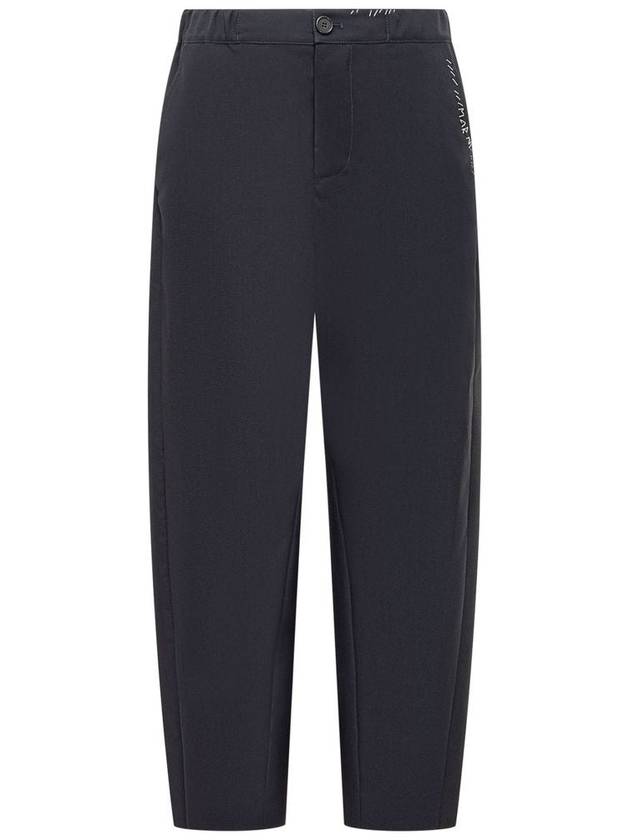 Marni Virgin Wool Flower Detail Pant - MARNI - BALAAN 1