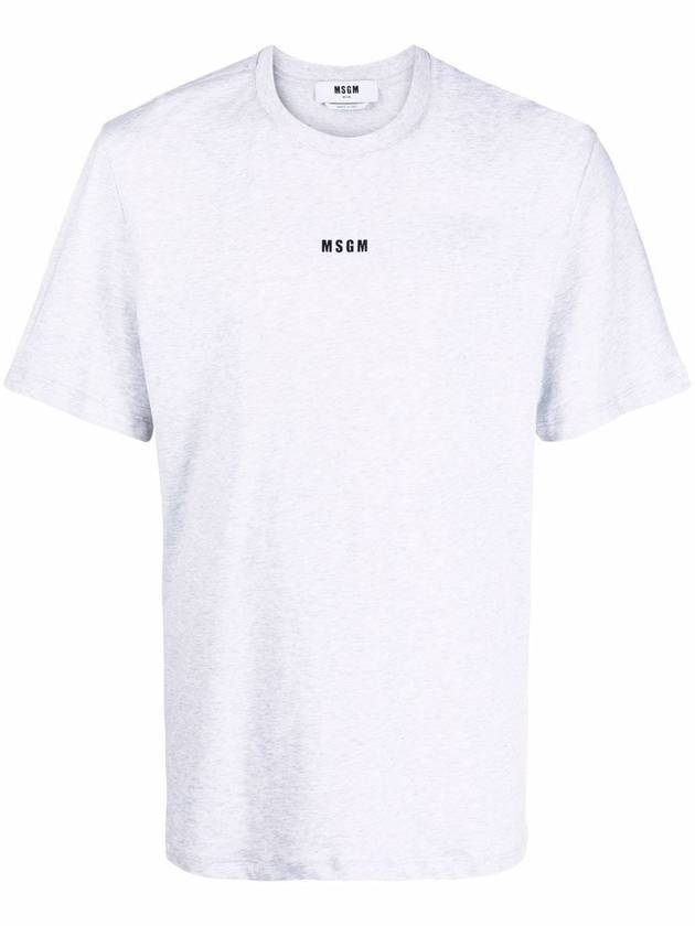 Micro Logo Short Sleeve T-Shirt - MSGM - BALAAN 1