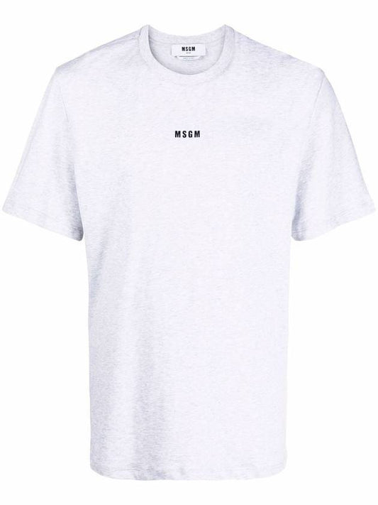 Micro Logo Short Sleeve T-Shirt - MSGM - BALAAN 1